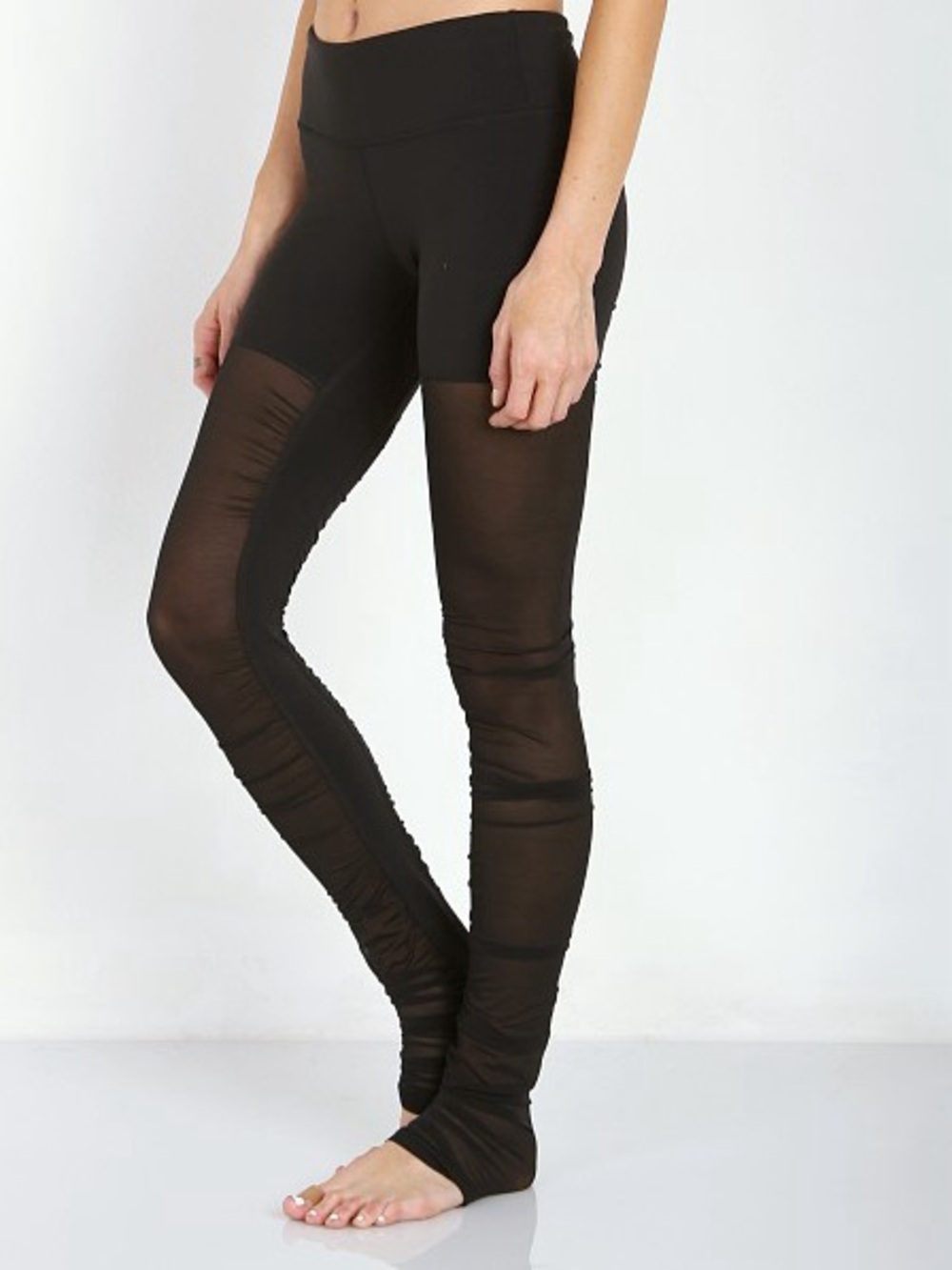 Alo Yoga NWOT Mesh Goddess Leggings - Black - Size L